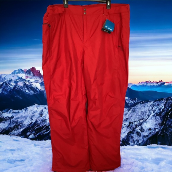 Columbia Men's Bugaboo IV Pant, Mountain‎ Red sz 3X Big BNWT - Picture 1 of 15